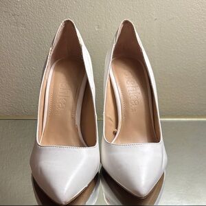 Bershka Chic White Heels